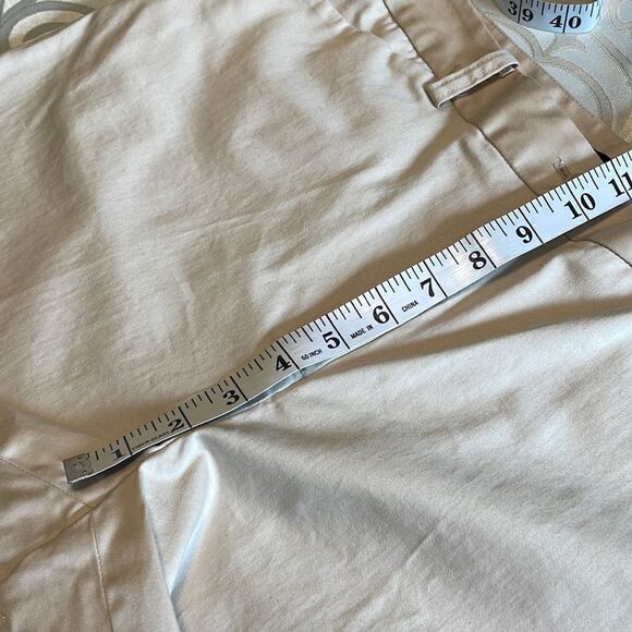 Jones New York Signature stretch fly front crop capri pants w pockets 14 Petite - Picture 7 of 9